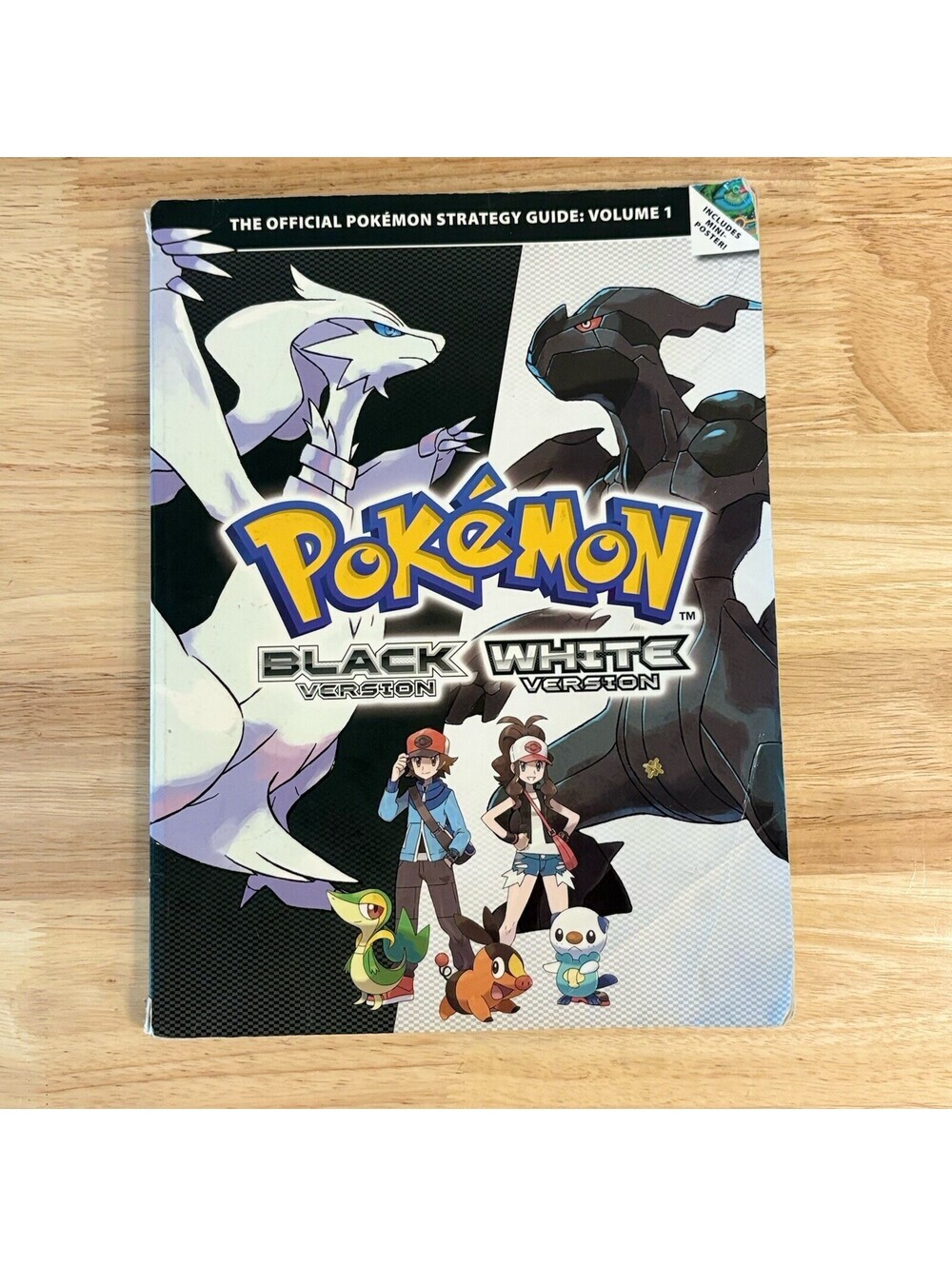 Pokemon Black and White Version Official Strategy Guide Volume 1- 2011 NO POSTER